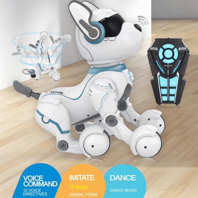 スマート ロボット 犬 スタント 早期教育 模倣動物 おもちゃ リモート コントロール_1