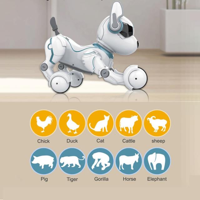 スマート ロボット 犬 スタント 早期教育 模倣動物 おもちゃ リモート コントロール_7