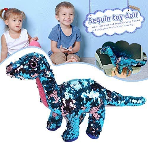 ぬいぐるみ恐竜ぬいぐるみフリップ可能なスパンコール恐竜宇宙飛行ぬいぐるみ色の変更スパンコール恐竜人形の通販はau Pay マーケット Au Wowma キキ屋