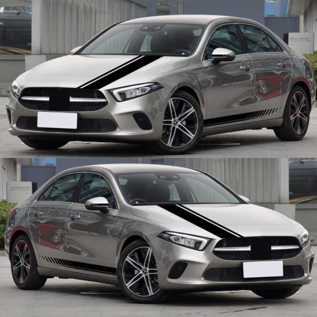 2PCS 美しい 車サイドステッカー、メルセデススプリンター用、B