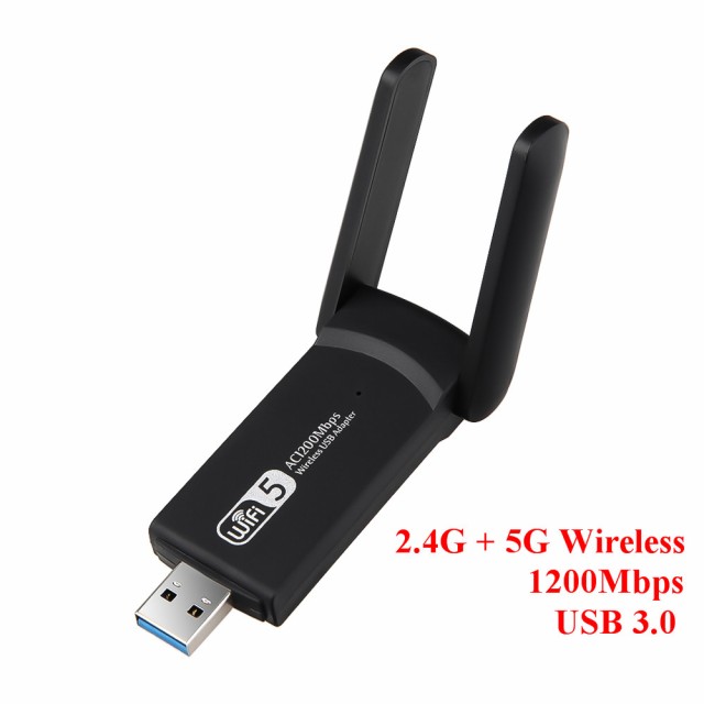 USB 3.0 1200Mbps Wifiアダプターデュアルバンド5GHz 2.4Ghz 802.11AC