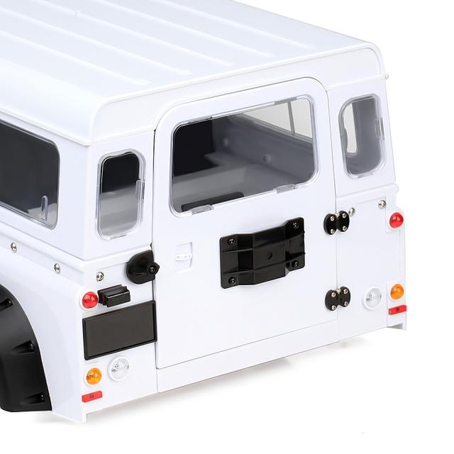 プラスチック313mm 12.3インチホイールベースD110ディフェンダーボディシェル1/10 RCクローラーカーTraxxas TRX4アキシャルSCX10 90046用