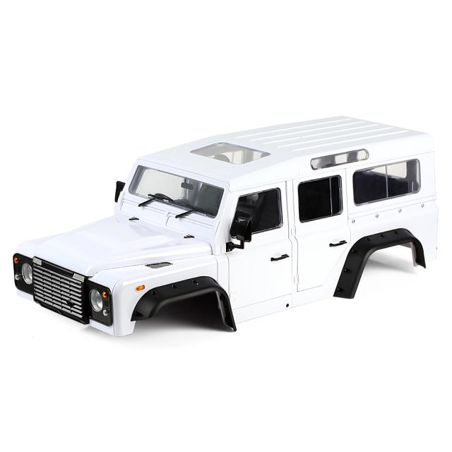 プラスチック313mm 12.3インチホイールベースD110ディフェンダーボディシェル1/10 RCクローラーカーTraxxas TRX4アキシャルSCX10 90046用