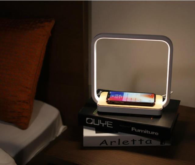 EZVALOデスクテーブルランプスマートホームフォンワイヤレス充電誘導