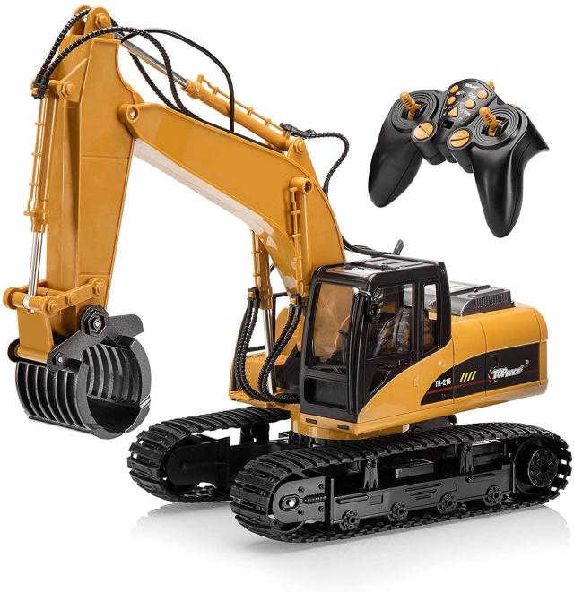 Huina 1570/570 1:14 16チャンネル合金リモートコントロール木製