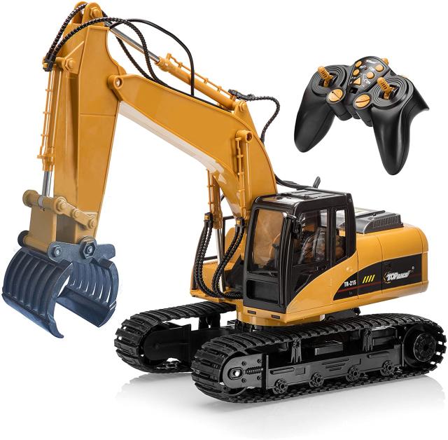 Huina 1570/570 1:14 16チャンネル合金リモートコントロール木製