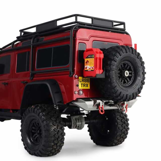 TRX4アルミ合金リアバンパートレーラーヒッチ付き1/10 RCクローラー