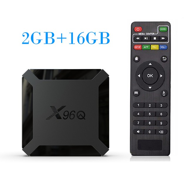 テレビボックスAndroid10 X96Q 4KHDMI互換2.4GWifi