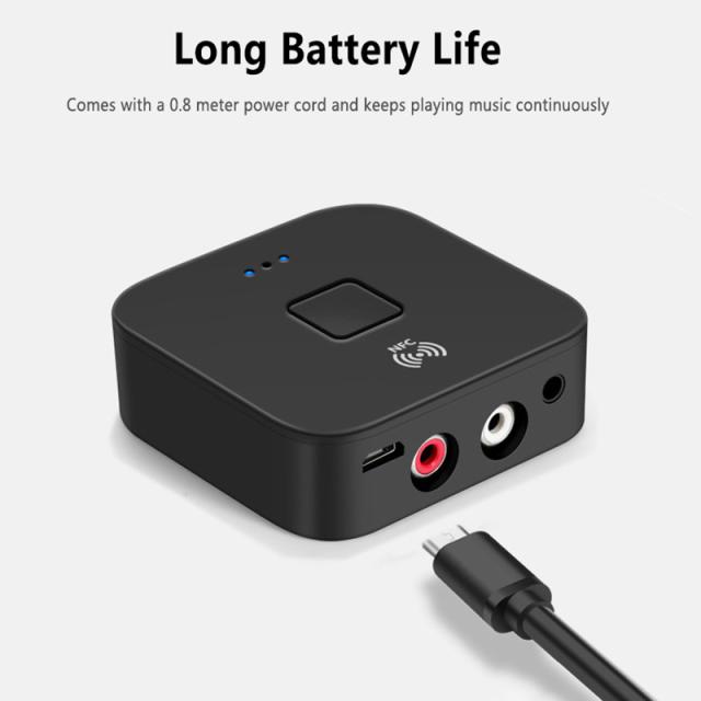 NFC Bluetooth 5.0レシーバー3.5mm APTX LL AUX RCAジャック