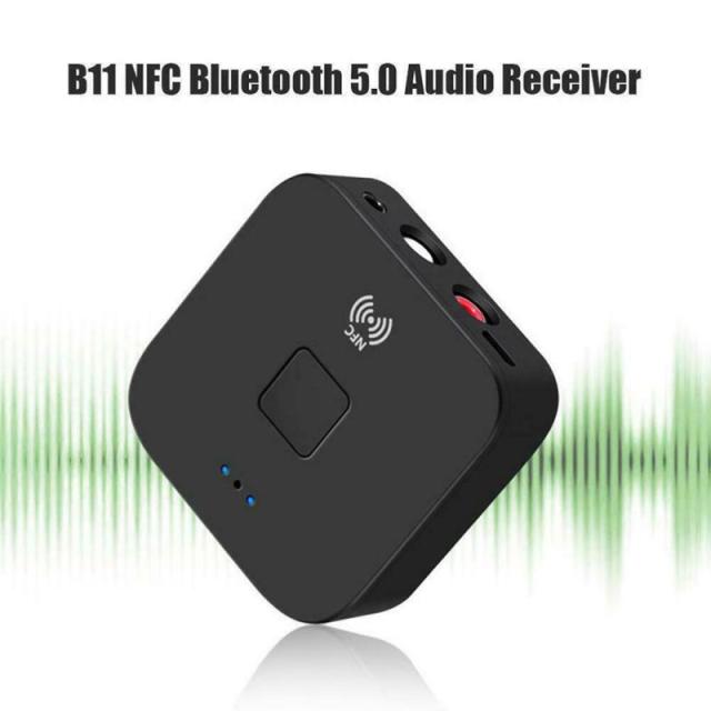 Bluetooth 5.0 レシーバー 3.5mm オーディオ NFC Bluetooth 5.0レシーバー3.5mm APTX LL AUX RCAジャックワイヤレス
