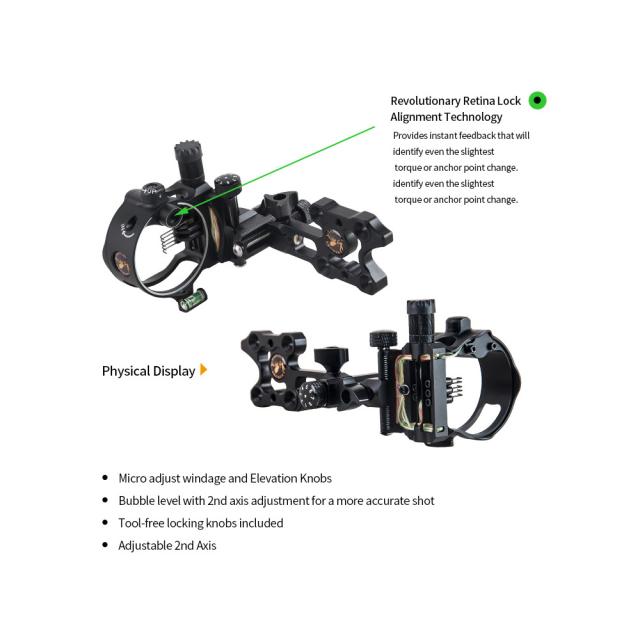 5ピンDB9150ボウサイトDBシリーズRetinaマイクロはコンパウンドボウ