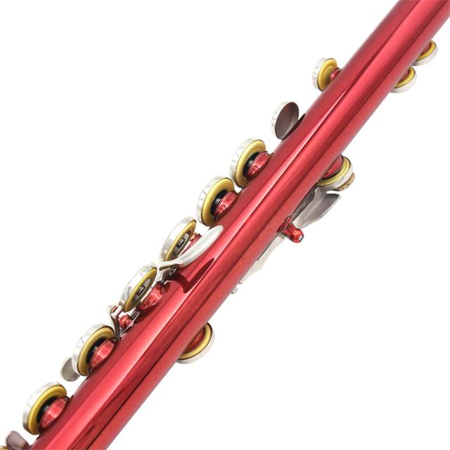 16穴クローズドセルフルート銅ニッケルシルバーメッキCキーフルート