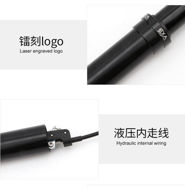 Mtbシートポスト高さ調節可能マウンテンバイク30.9 / 31.6mmケーブル