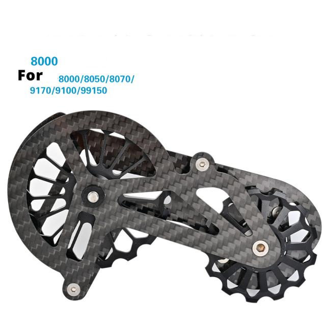 R8000R7000自転車アクセサリー用自転車セラミックリアディレイラー超軽量カーボンファイバー13tプーリーガイドホイール R8000R7000自転車アクセサリー用自転車セラミックリアディレイラー超