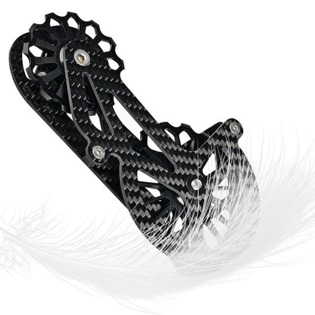 R8000R7000自転車アクセサリー用自転車セラミックリアディレイラー超軽量カーボンファイバー13tプーリーガイドホイール_4