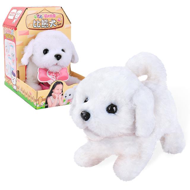 音声機能付きホワイトぬいぐるみ犬 Amazon.co.jp: ZHONGXIN MADE シミュレーションチワワ犬