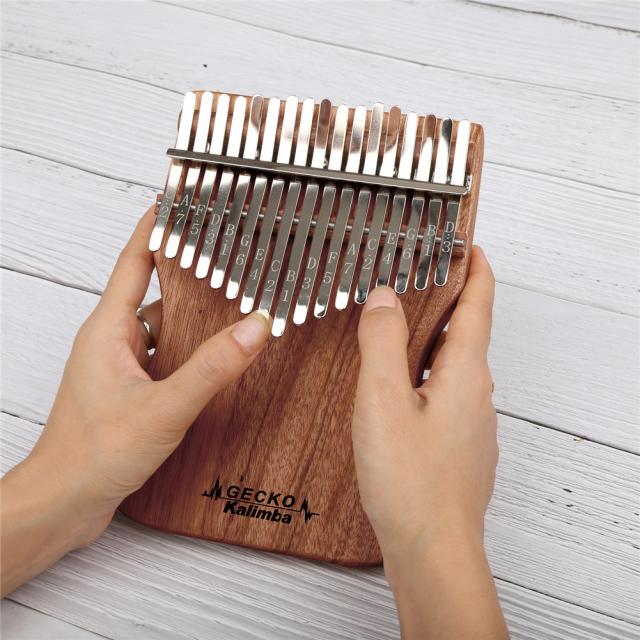 GECKO カリンバ 17キー 親指ピアノ Bkey フィンガーパーカッション  