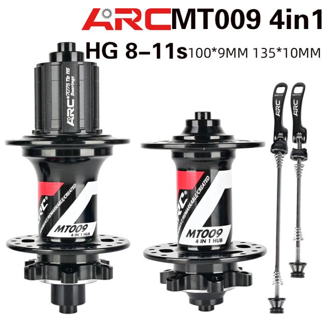 ARC009ノーマルMTBベアリングハブ6爪3歯114リング1112スピード4ベアリング用