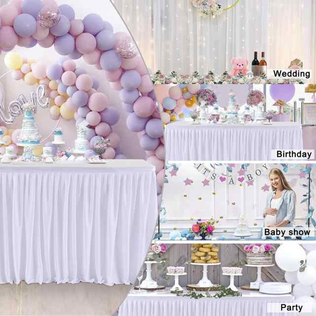 Amazon.co.jp: ピンクテーブルスカート 誕生日パーティー