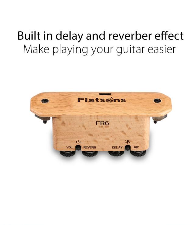 アコースティック ギター用振動ピックアップ フォーク クラシック Bluetooth 対応アンプ ステージ パフォーマンス用ギター ピックアップ_12