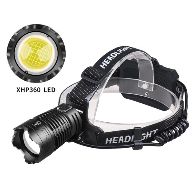 Xhp360 LED ヘッドライト テレスコピック ズーム可能 ストロングライト