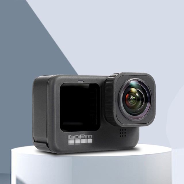 Gopro9Maxカメラレンズアクセサリー用アルミニウム合金レンズ155度広角防水レンズ