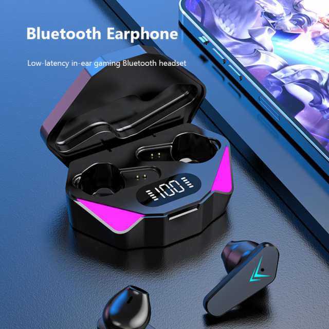 X15防水ワイヤレスBluetooth対応イヤホンスポーツヘッドホン、ノイズリダクションゲーミングヘッドセット、遅延なしインイヤーユニバーサの通販はau  PAY マーケット - キューディショップ | au PAY マーケット－通販サイト