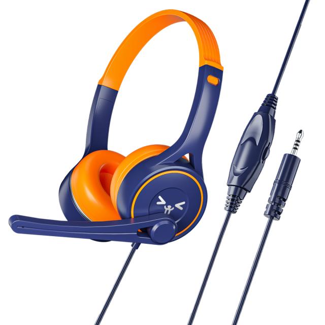 軽量Sy-g30ユニバーサルステレオヘッドセット高性能ノイズキャンセリング人間工学に基づいた設計3.5MMワイヤードヘッドマウントヘッドホン
