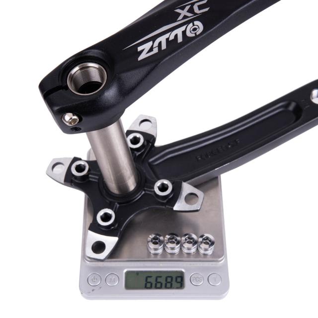 ZTTOマウンテンバイク自転車左右クランクチェーンホイール軸_4