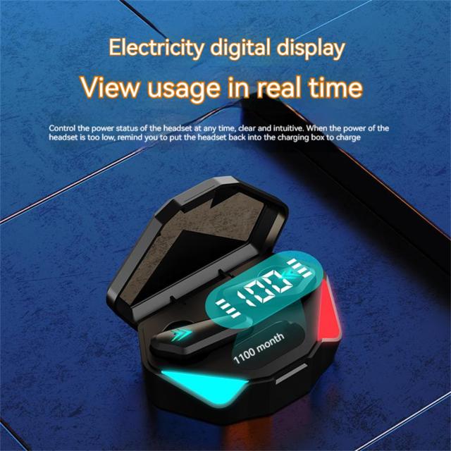 1 ペア X15S TWS ゲーミング イヤホン 低遅延ワイヤレス Bluetooth