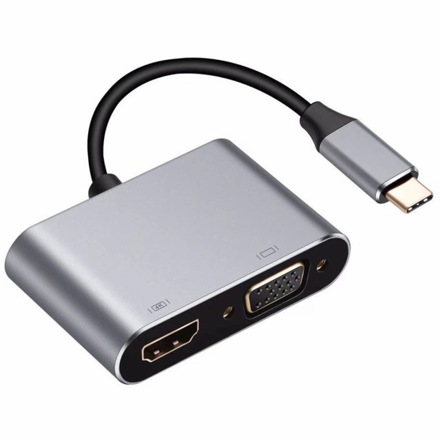 Type-c ハブ USB C から Hdmi 互換の VGA 2-in-1 Hd