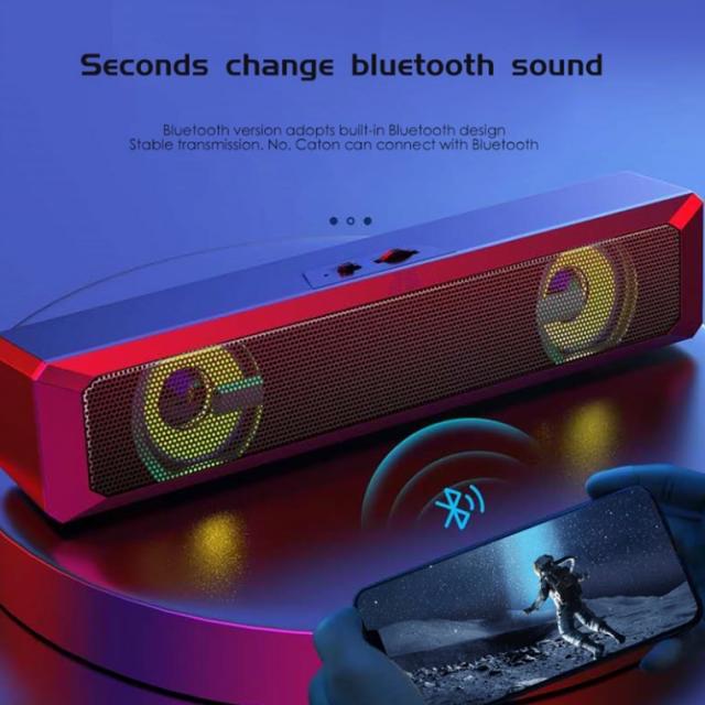 Bluetooth スピーカー ポータブル スピーカー ミニ カラフルまばゆい