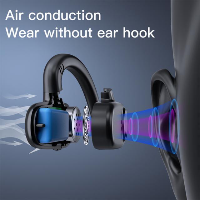 Tws-t8 空気伝導 Bluetooth 対応イヤホン ノイズキャンセリング