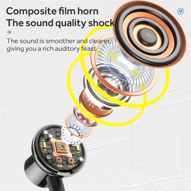 Y10 Bluetooth対応ヘッドセット ノイズリダクション 音楽イヤホン LED