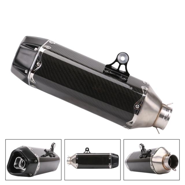 CBR125 CB400 CBR250 CB600 CB1300用レーシングバイク51mmのマフラー排気管