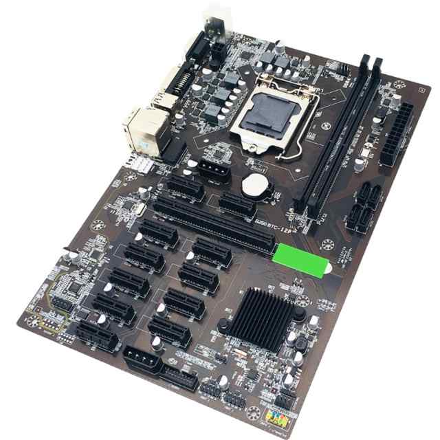 B250Btcマイニングマシンマザーボード12Pci-e16xグラフカードSodimmLga1151Ddr4Sata3.0マイナードロップシップのVgaDviをサポート