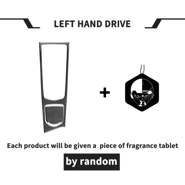 2 個防水炭素繊維中央制御パネルフレームカバートリムステッカー高温耐性自動車の付属品