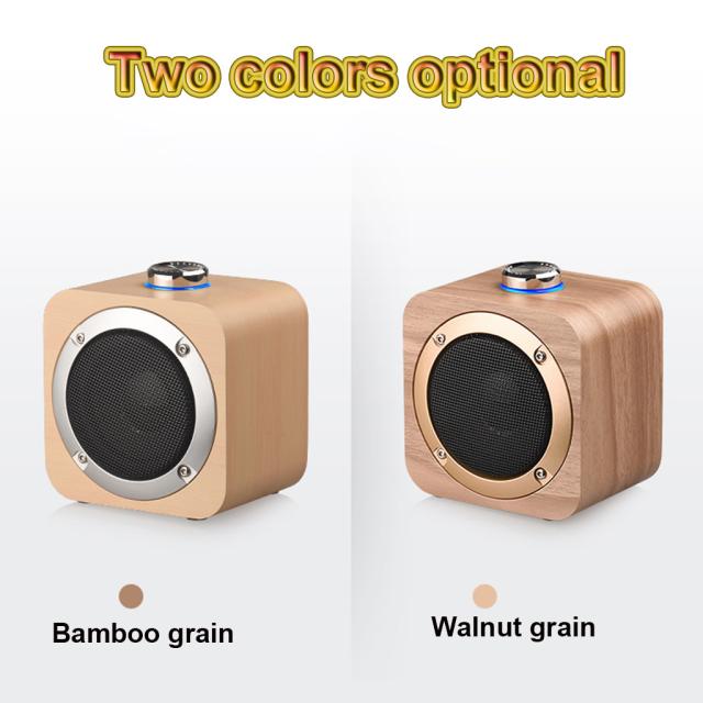 Q1b Bluetooth対応スピーカー レトロ ワイヤレス ミニサブウーファー