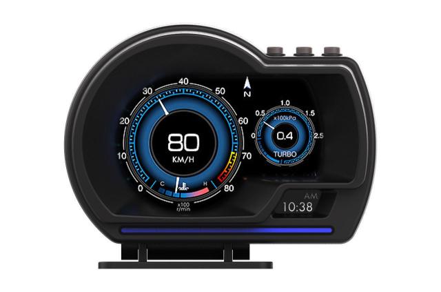 OBD2 GPSハッドゲージ ヘッドアップ カー デジタルディスプレイ 