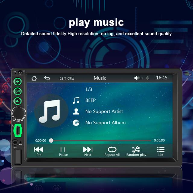 2din カーラジオ 7 インチ HD スクリーン MP5 プレーヤー Bluetooth 対応ワイヤレスオーディオプレーヤー Carplay に対応_7