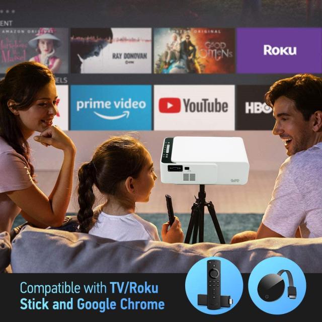 ミニ Led プロジェクター Wifi ワイヤレス ミラー電話ミラキャスト 1080p 液晶ビデオ映画パーティー プロジェクター T5 スマート バージョン_4