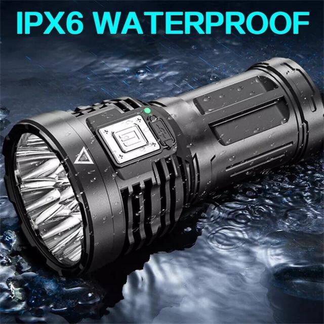8led 懐中電灯 12000lm 超高輝度 Usb 充電式トーチ戦術ライトハンド 