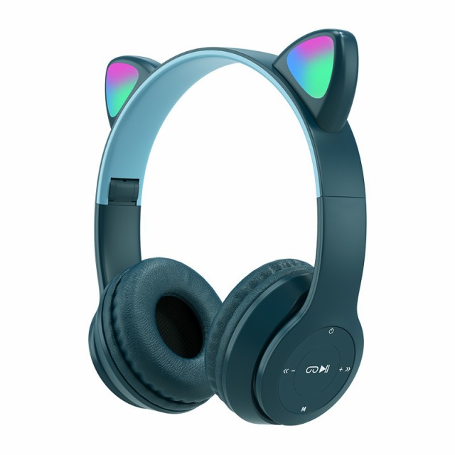 ヘッドセット Bluetooth 猫耳 ヘッドフォン 可愛い 高音質 マイク付き