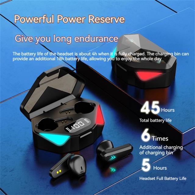 1 ペア X15S TWS ゲーミング イヤホン 低遅延ワイヤレス Bluetooth