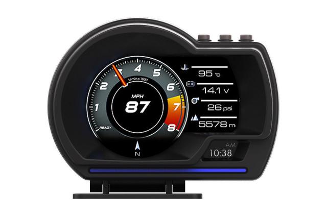 OBD2 GPSハッドゲージ ヘッドアップ カー デジタルディスプレイ 