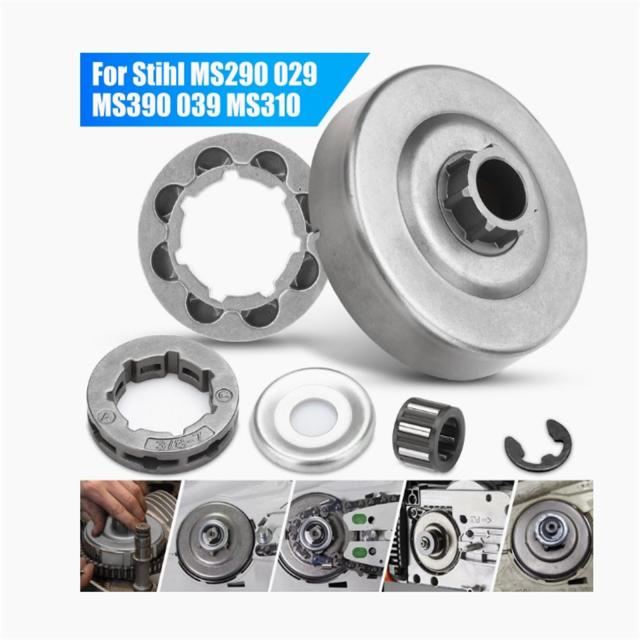 6 個 3/8 インチクラッチドラムスプロケットリムキット Stihl Ms290 029 Ms390 039 Ms310 チェーンソーに対応