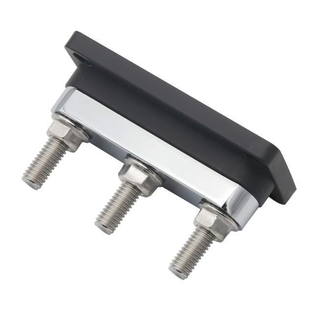 車 600a バス バー 3 ウェイ 3/8 高電流配電ブロック バッテリー ジャンクション ブロック バスバー カバー付きの通販は