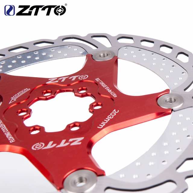 ZTTO MTB DH自転車ディスクブレーキ冷却フローティングローター203mm