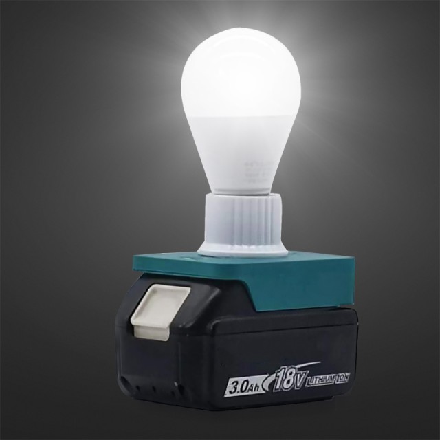 ポータブル E27 12-60v 7w 電球ランプ LED ワークライト マキタ 18v Bl シリーズ リチウム電池と互換性ありの通販はau PAY  マーケット - キューディショップ | au PAY マーケット－通販サイト