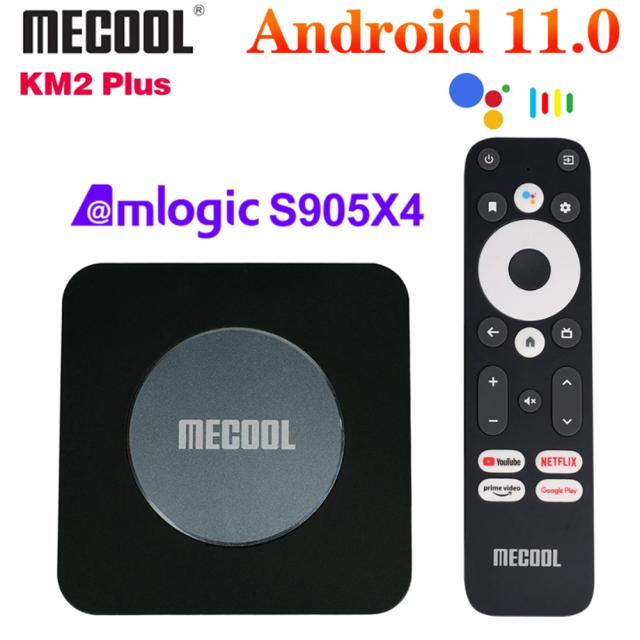 Mecool Km2 Plus 4k ATV セット トップ ボックス Amlogic S905x4 Android 11 TV ボックス Google Netflix 認定サポート 4k Usb3.0 Spdif Bt5.0 10,885円